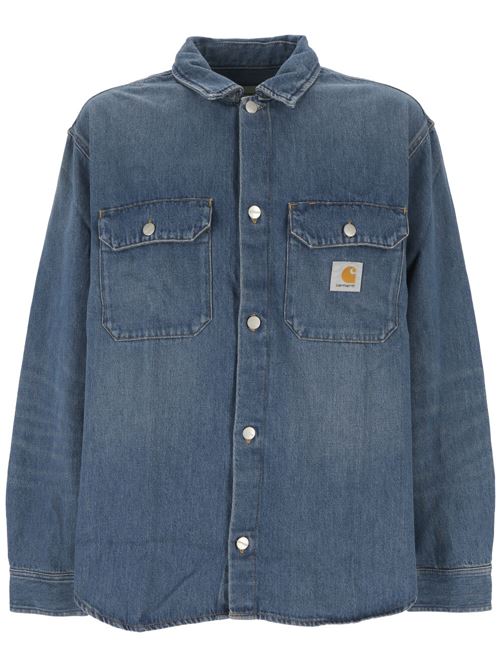 Giacca Harvey Shirt CARHARTT WIP | I033346014LBLUE DARK